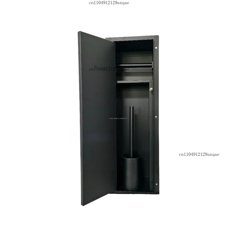 304 Stainless Steel Embedded W - Toilet Brush Holder ulasan dan harga