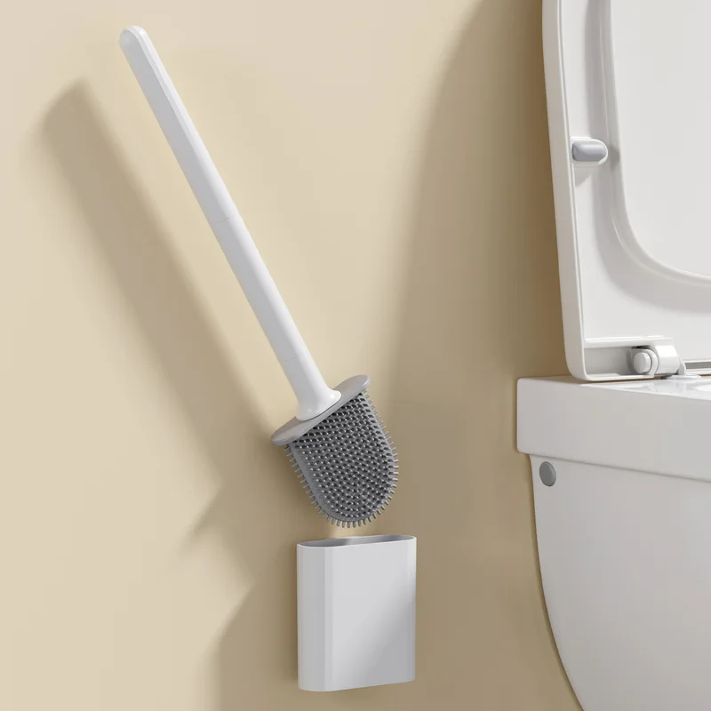 Waterproof Soft Bristle Toilet - Toilet Brush Holder ulasan dan harga