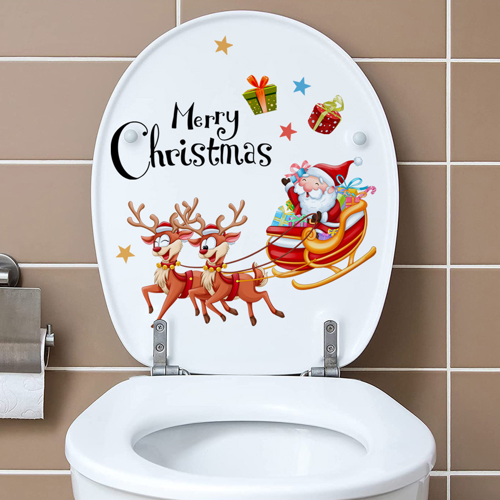 Santa Claus Deer Carriage Wall - Home Of The Year Bathroom ulasan dan harga