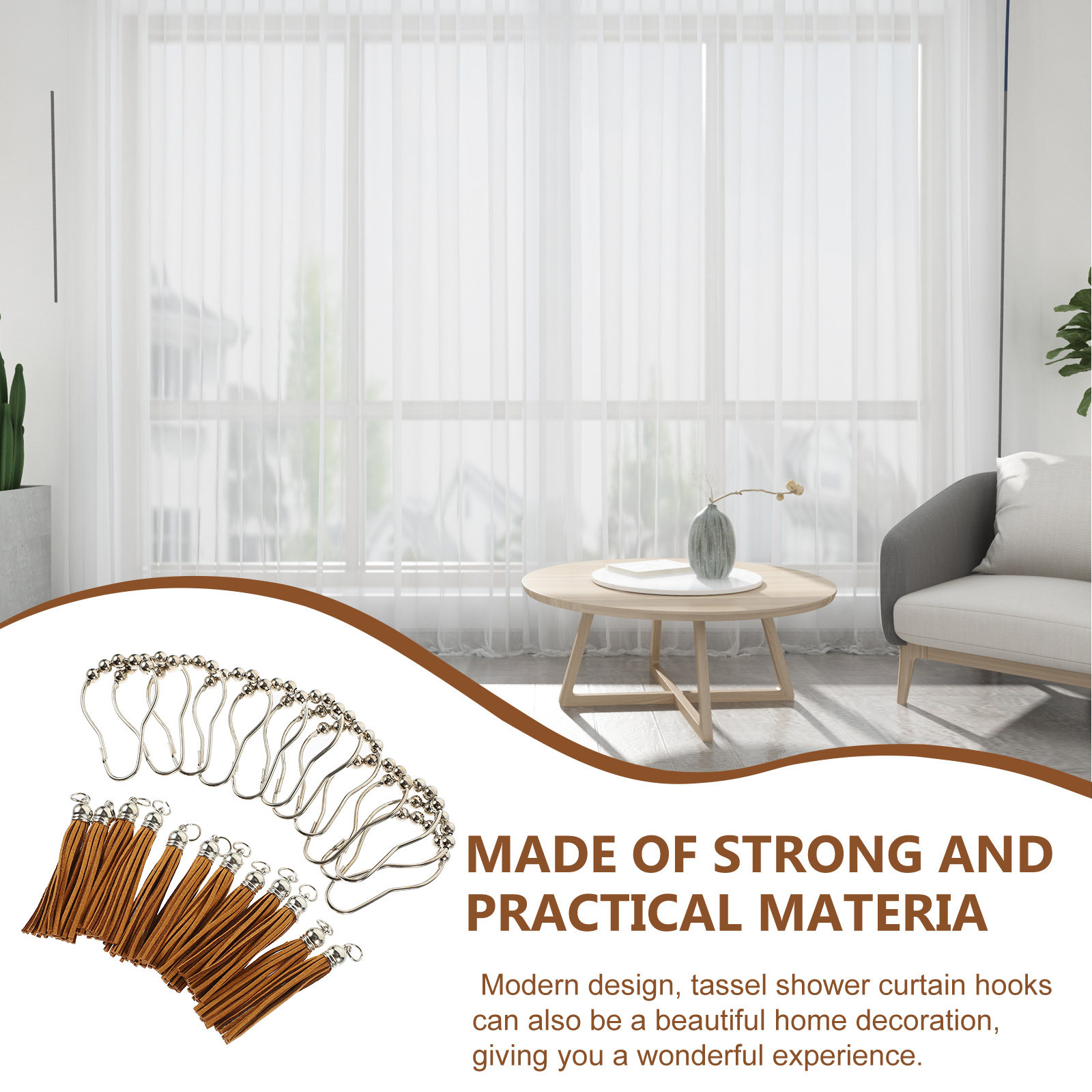 12pcs Stainless Steel Shower C - Home Bathroom Accessories ulasan dan harga