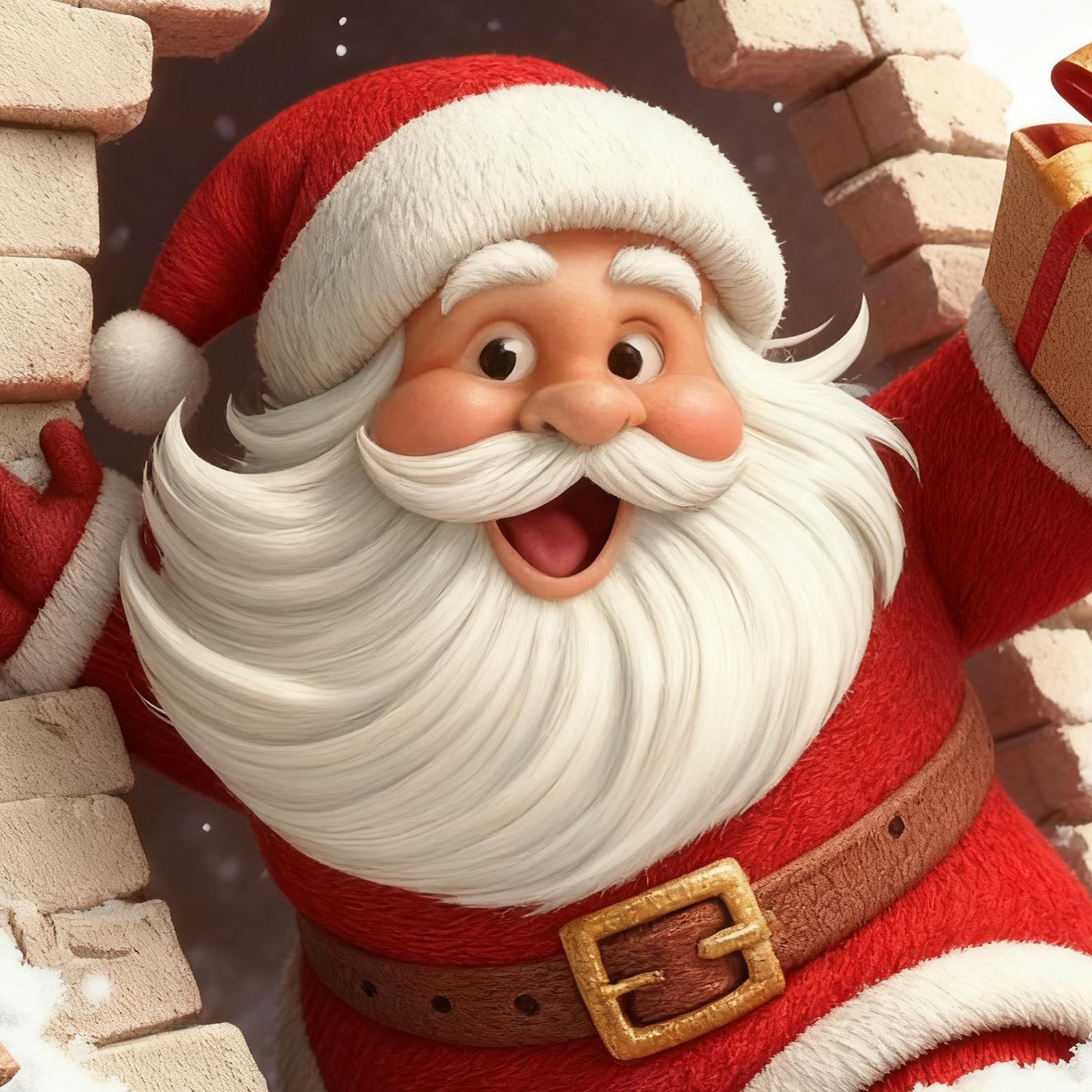 Wall Stickers Christmas Santa  - Home Bathroom Break ulasan dan harga