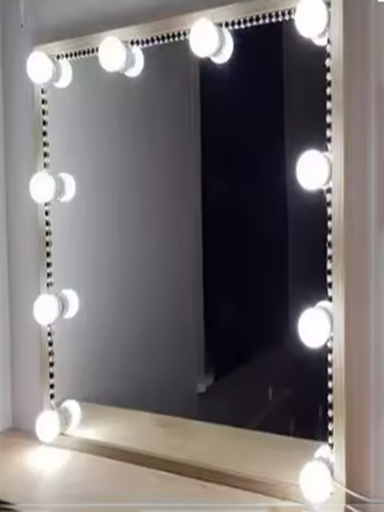 LED Mirror Makeup Mirror w/Lig - Home Bathroom Vanity ulasan dan harga