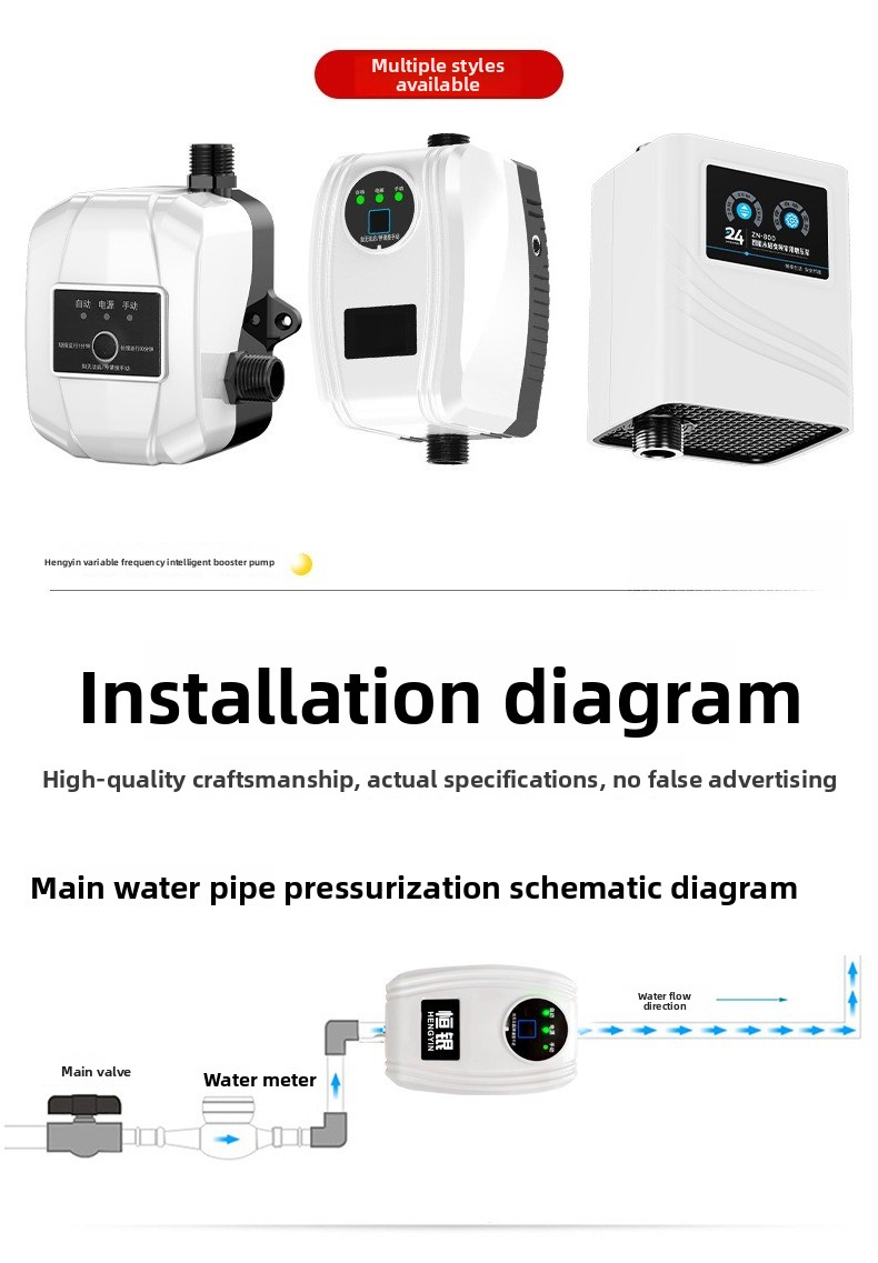 24V DC Shower Pressure Booster - Home Bathroom Pressure Pump ulasan dan harga