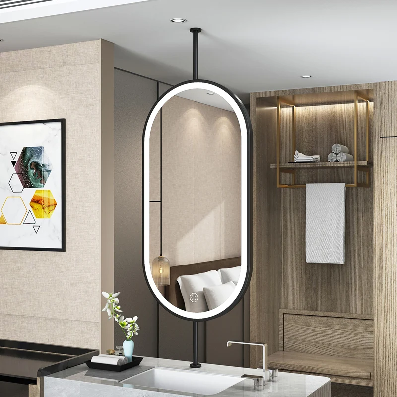 Size60x90cm Ceiling Oval Hangi - Home Bathroom Vanity ulasan dan harga